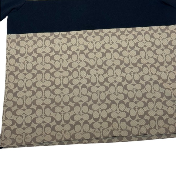 Coach Signature Khaki Black Short Sleeve Tee Shirt Size XLL Limited Edition. - Picture 4 of 15